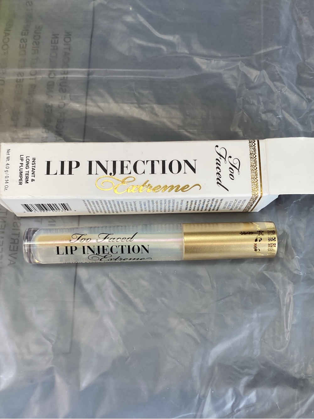 Brand new Too Faced Lip Injection Extreme Lip Plumper - Clear Iridescent Shimmer